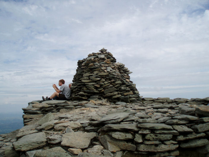 Old Man of Coniston summit cairn