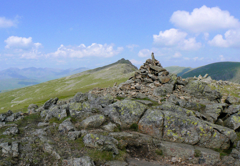 Buck Pike's summit cairn