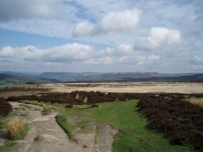 View north from Curbar Edge