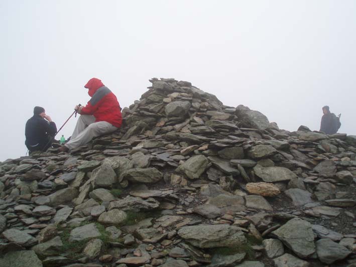 Brown Pike summit cairn