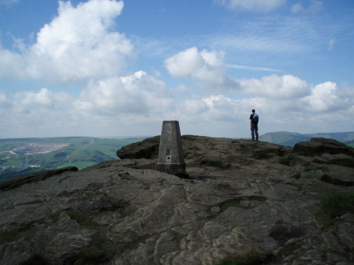 Win Hill trig