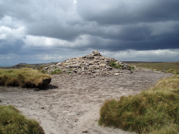 Grindslow Knoll summit cairn