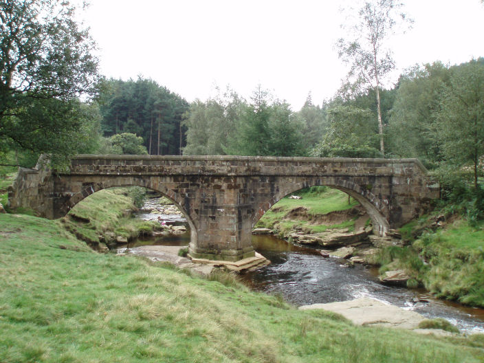 The packhorse bridge at Slippery Stones