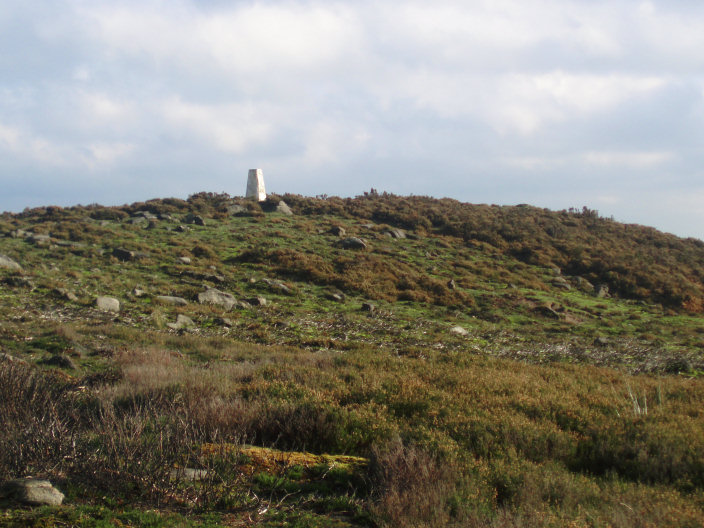 Beeley Moor's trig point