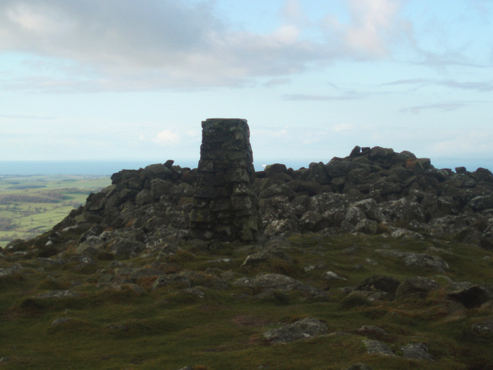 Binsey's summit trig