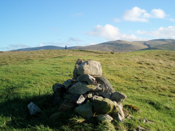 Green How on Aughertree Fell's cairn