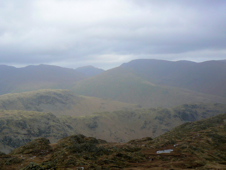 Looking across Steel Fell