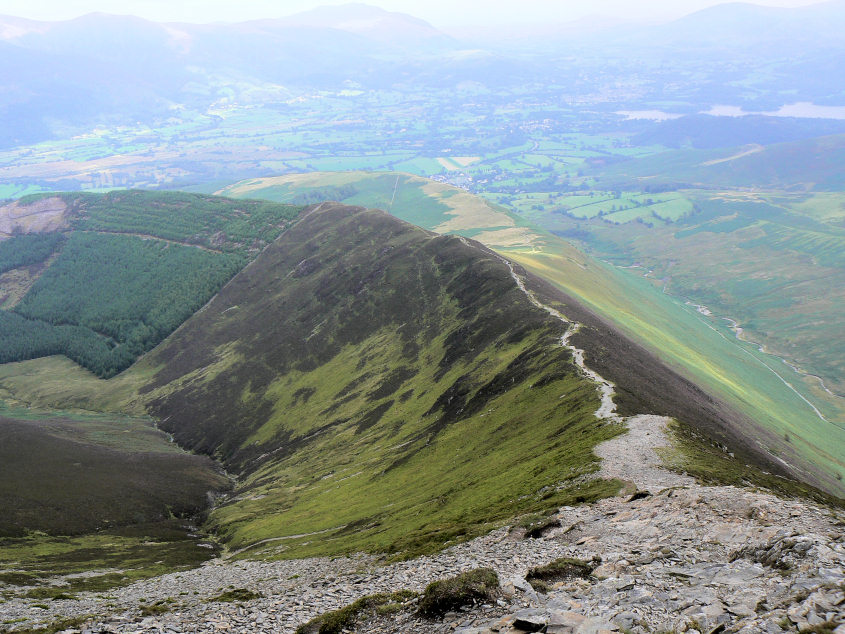 Grisedale Pike's east ridge