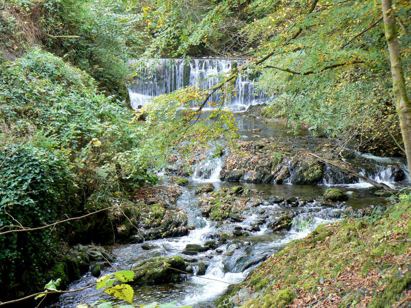 Stockghyll's lower falls