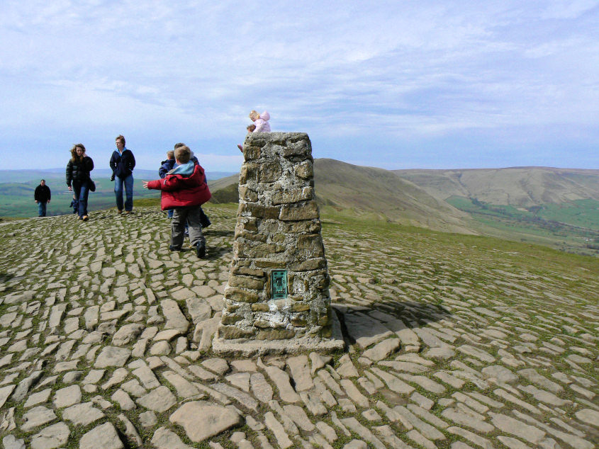 Mam Tor's trig