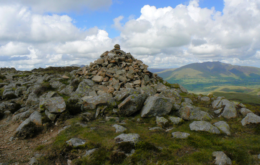 Bleaberry Fell's cairn